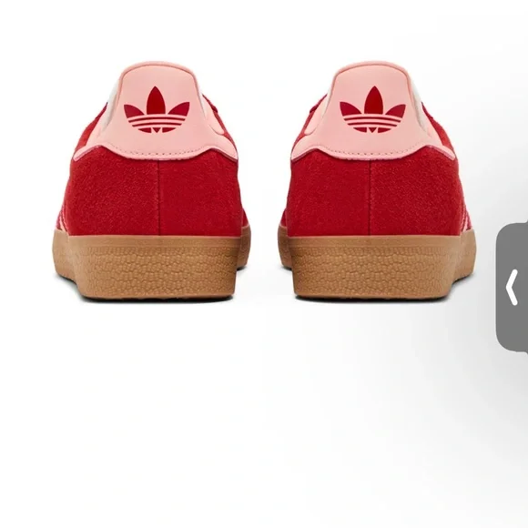 Adidas Gazelle Red and Pink Sneakers - Picture 6 of 7